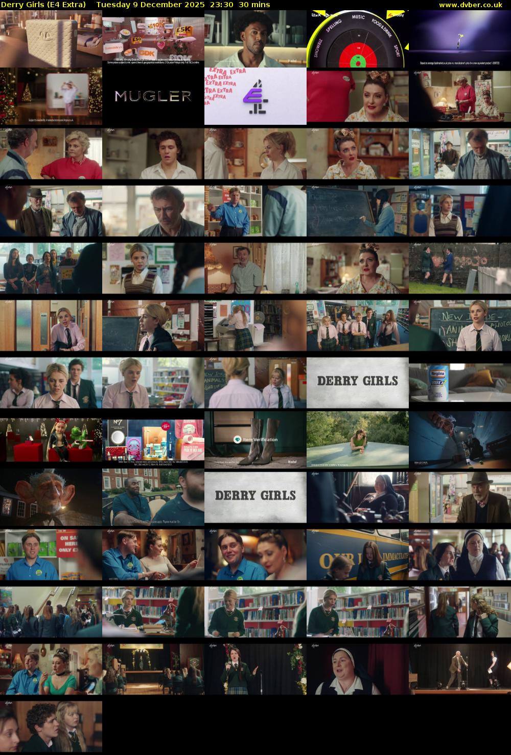 Derry Girls (E4 Extra) Tuesday 9 December 2025 23:30 - 00:00