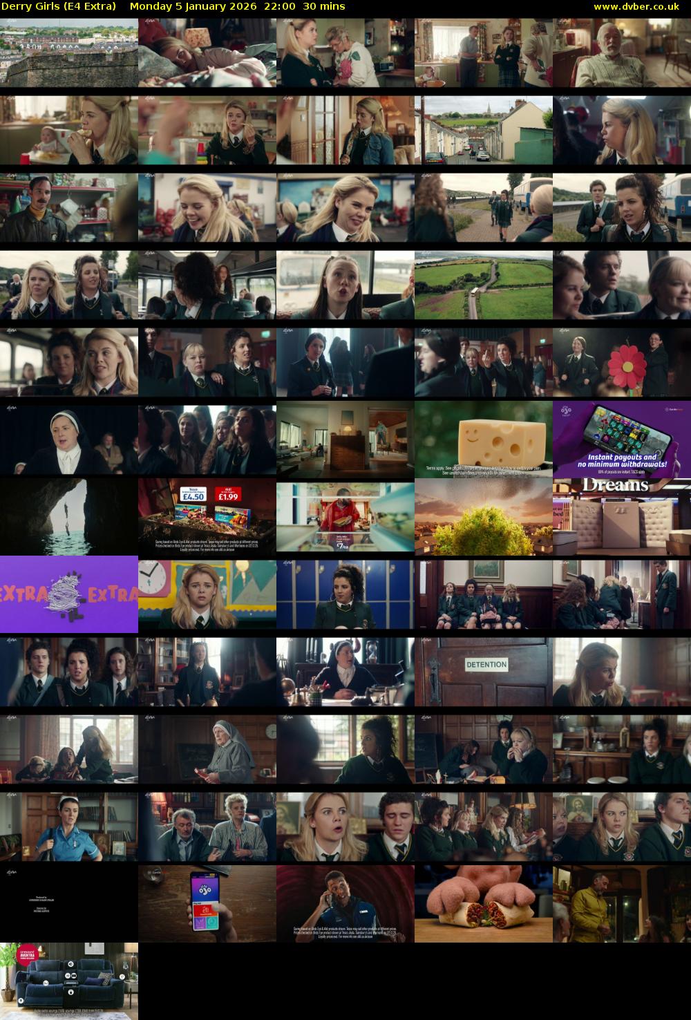 Derry Girls (E4 Extra) Monday 5 January 2026 22:00 - 22:30
