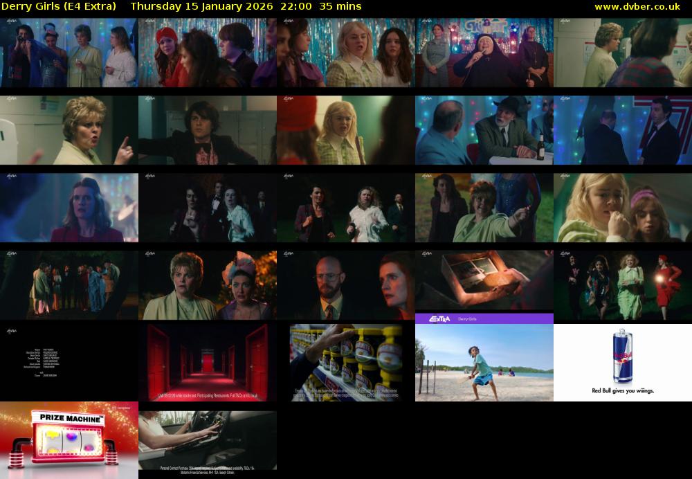 Derry Girls (E4 Extra) Thursday 15 January 2026 22:00 - 22:35