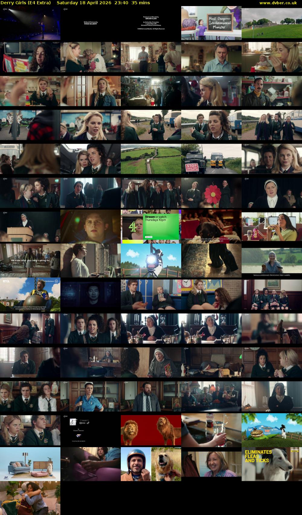 Derry Girls (E4 Extra) Saturday 18 April 2026 23:40 - 00:15