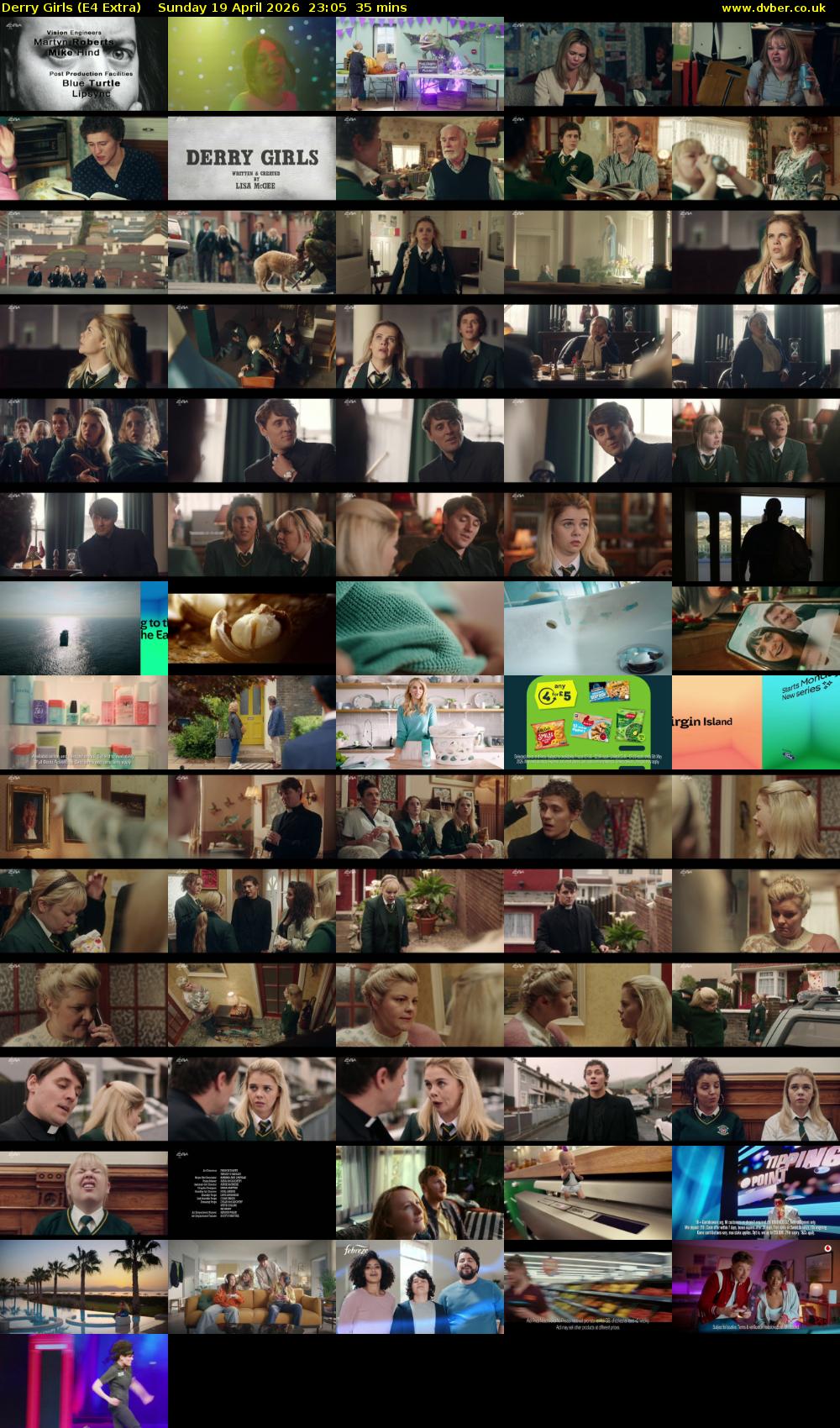 Derry Girls (E4 Extra) Sunday 19 April 2026 23:05 - 23:40