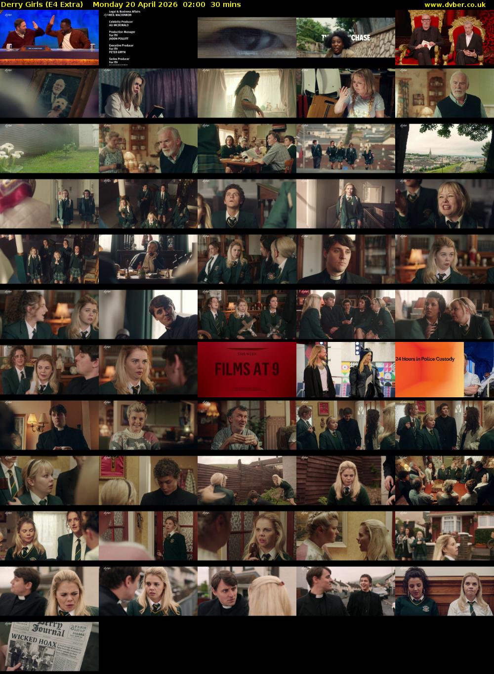 Derry Girls (E4 Extra) Monday 20 April 2026 02:00 - 02:30