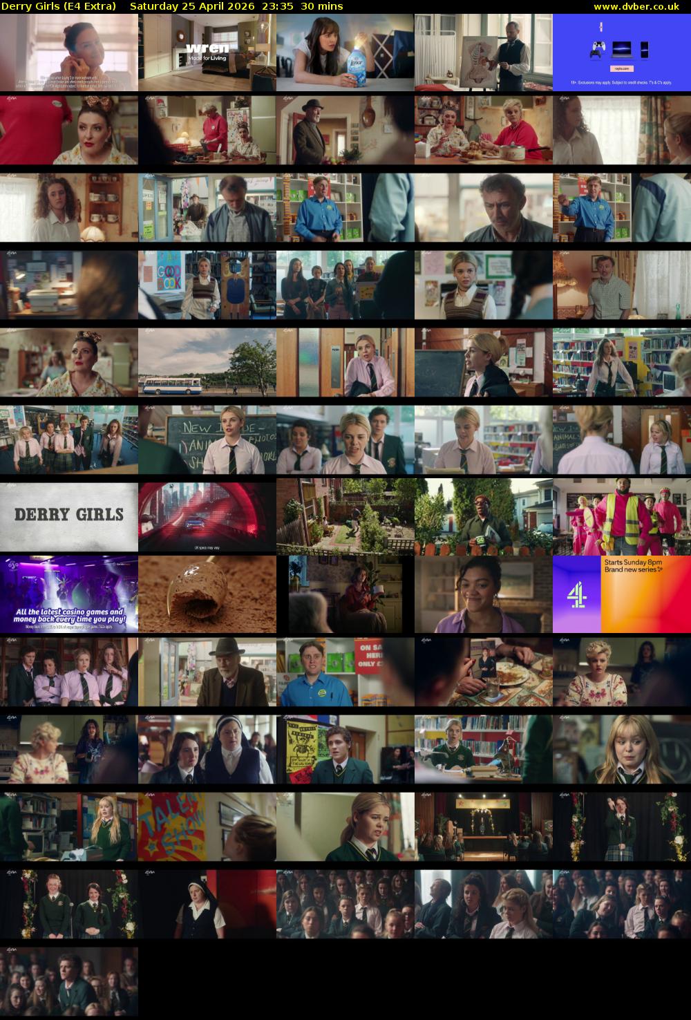 Derry Girls (E4 Extra) Saturday 25 April 2026 23:35 - 00:05