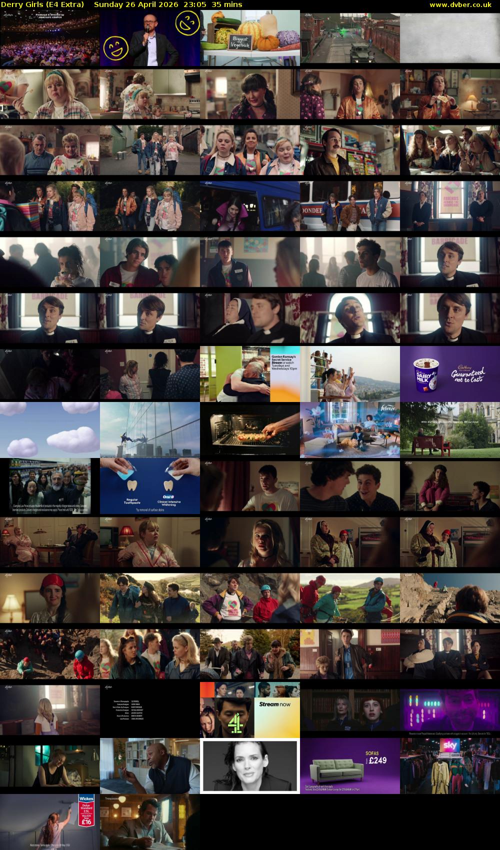 Derry Girls (E4 Extra) Sunday 26 April 2026 23:05 - 23:40