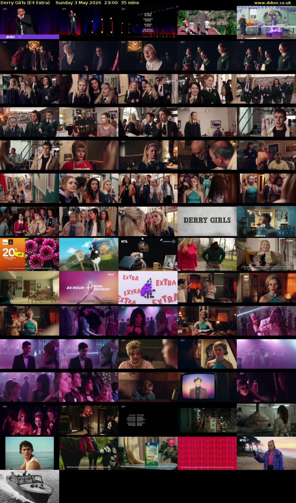Derry Girls (E4 Extra) Sunday 3 May 2026 23:00 - 23:35