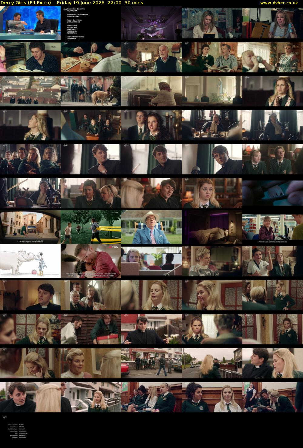 Derry Girls (E4 Extra) Friday 19 June 2026 22:00 - 22:30