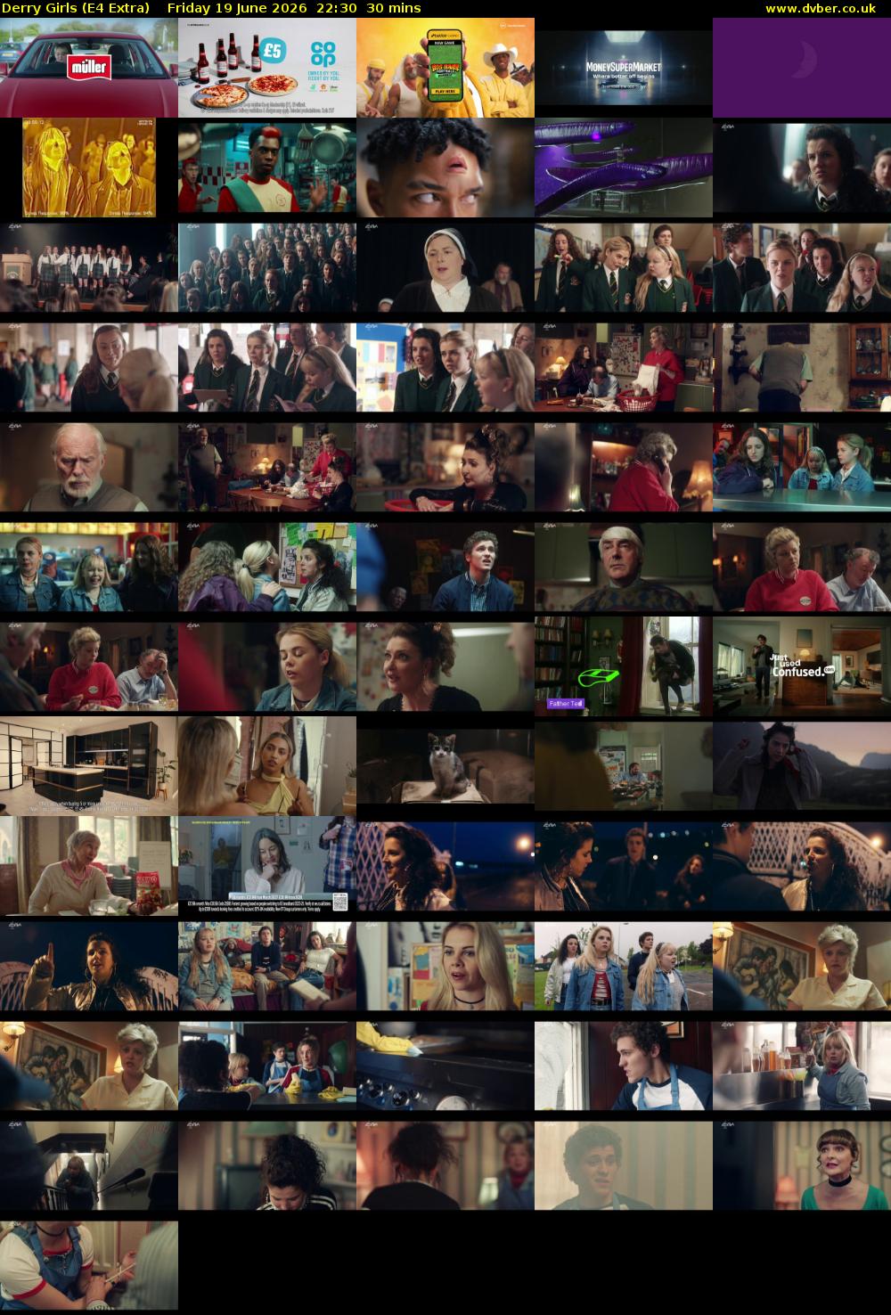 Derry Girls (E4 Extra) Friday 19 June 2026 22:30 - 23:00