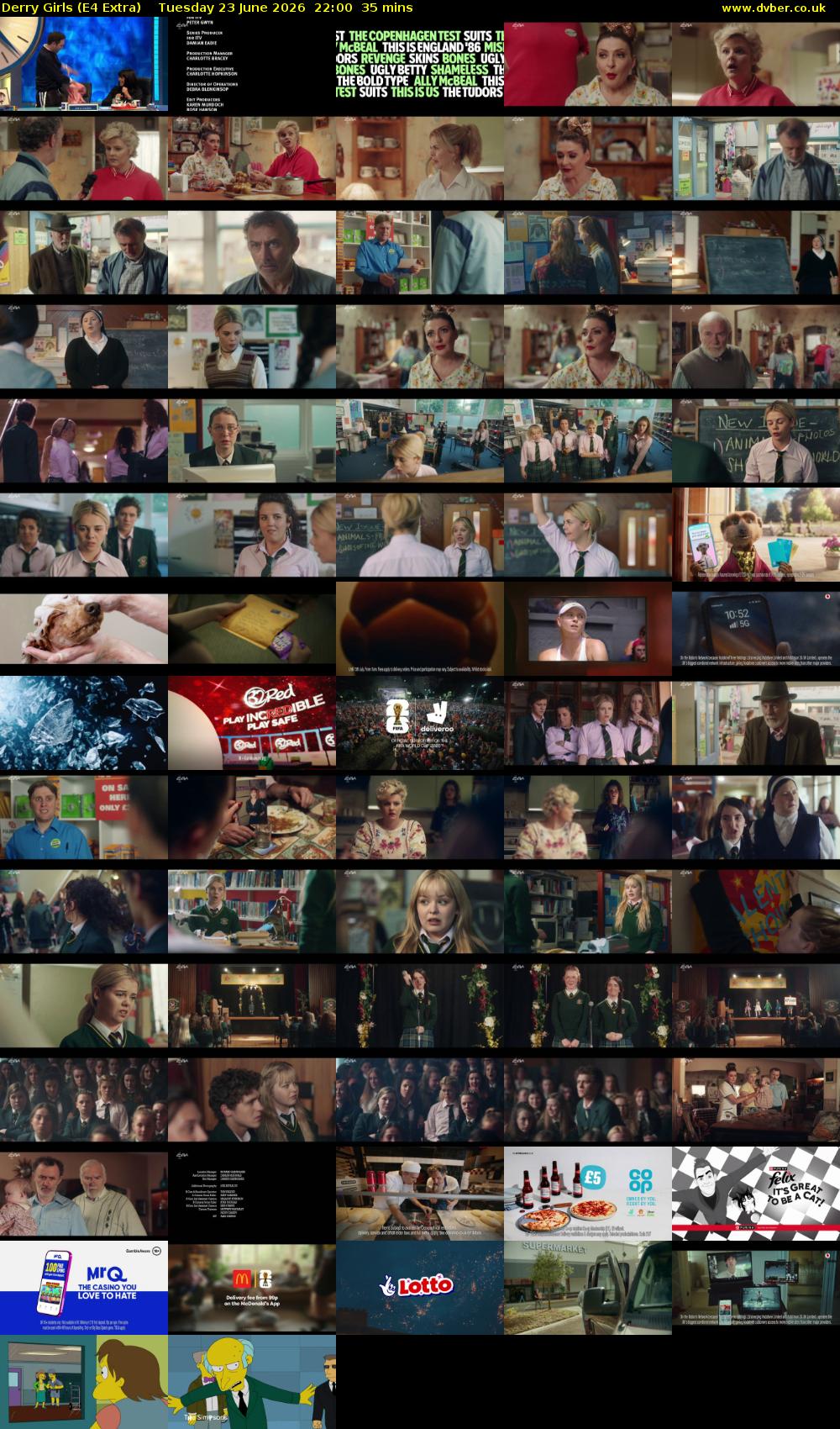 Derry Girls (E4 Extra) Tuesday 23 June 2026 22:00 - 22:35