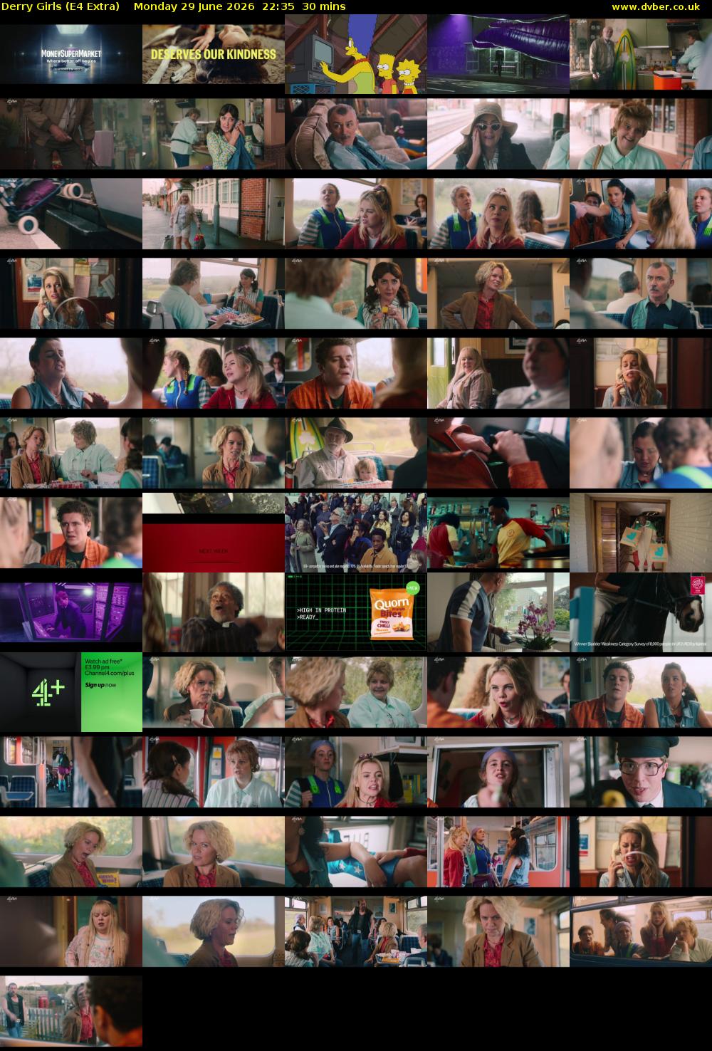 Derry Girls (E4 Extra) Monday 29 June 2026 22:35 - 23:05