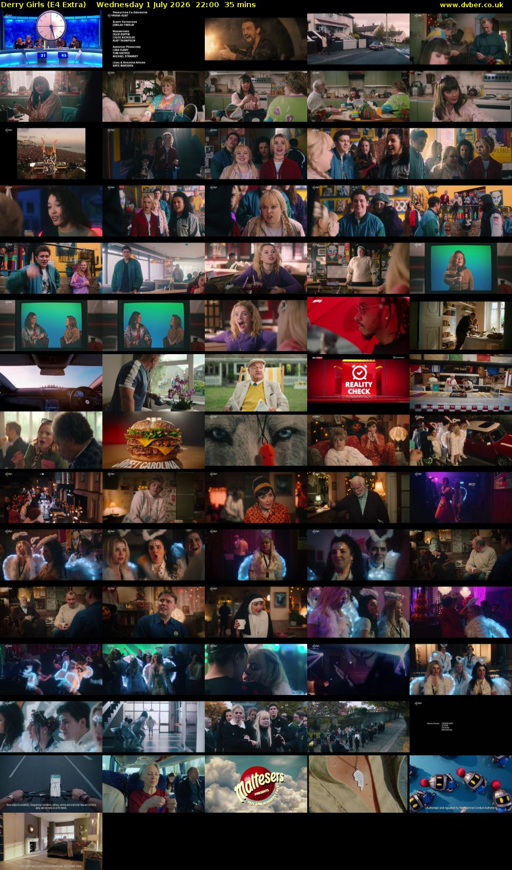 Derry Girls (E4 Extra) Wednesday 1 July 2026 22:00 - 22:35