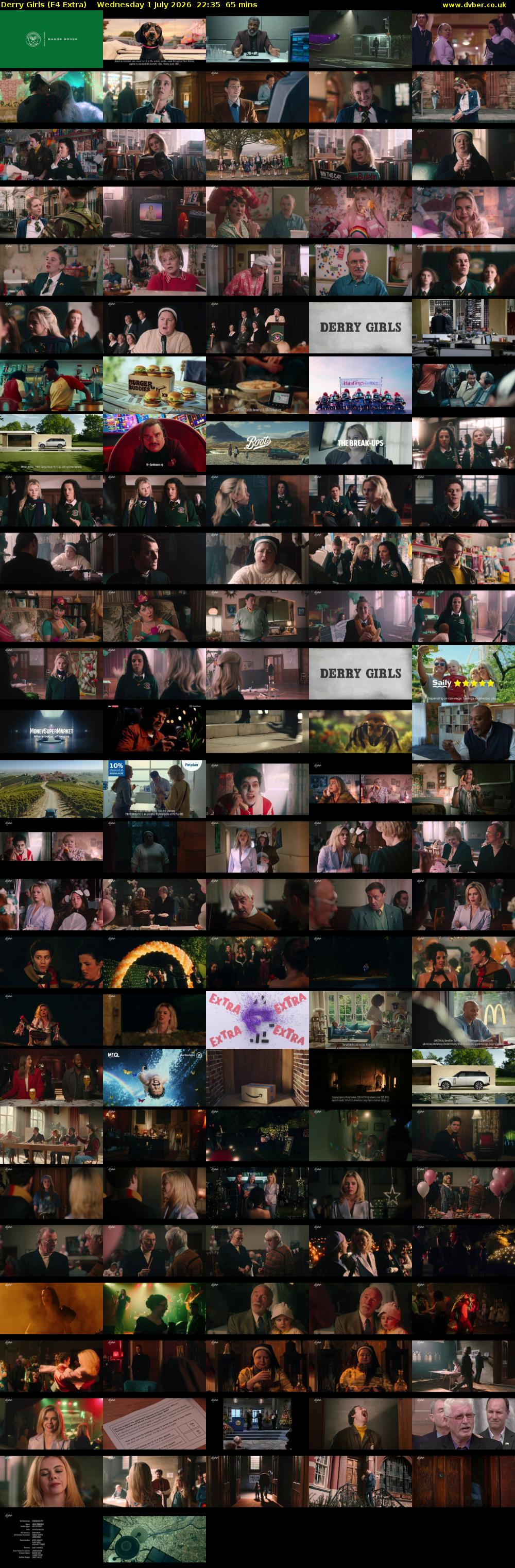 Derry Girls (E4 Extra) Wednesday 1 July 2026 22:35 - 23:40