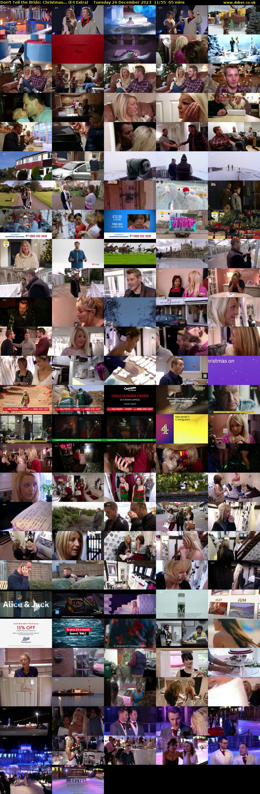 Don't Tell the Bride: Christmas... (E4 Extra) Tuesday 26 December 2023 11:55 - 13:00