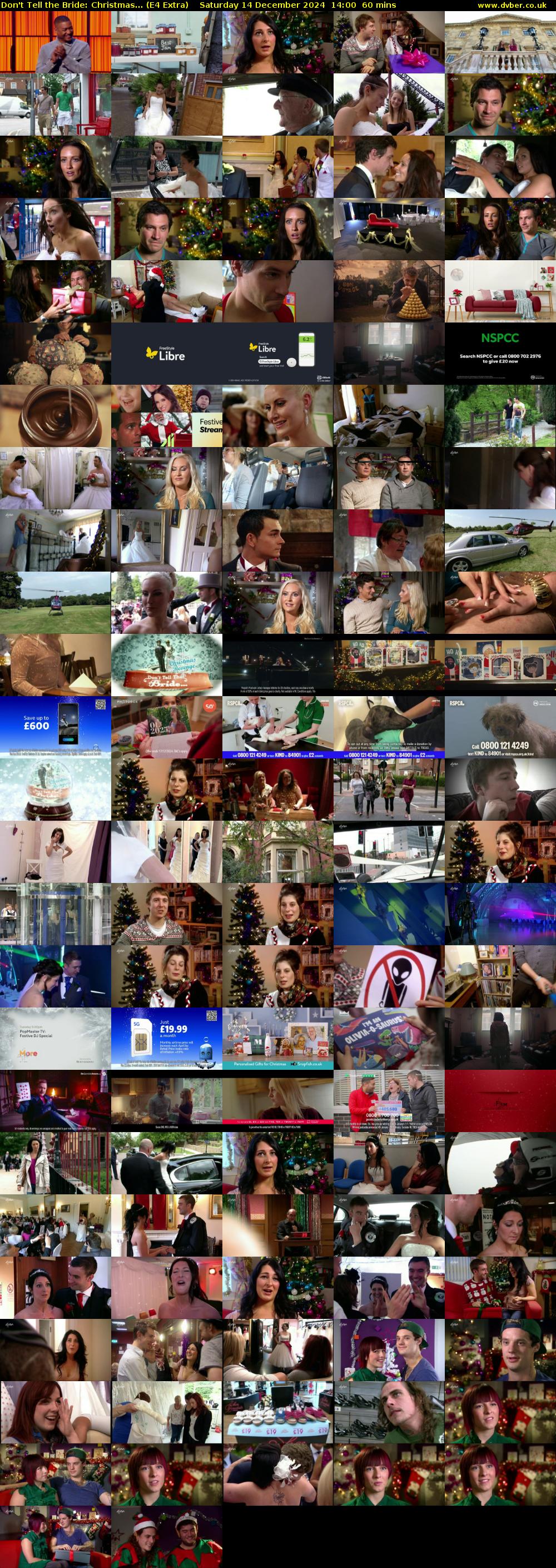 Don't Tell the Bride: Christmas... (E4 Extra) Saturday 14 December 2024 14:00 - 15:00