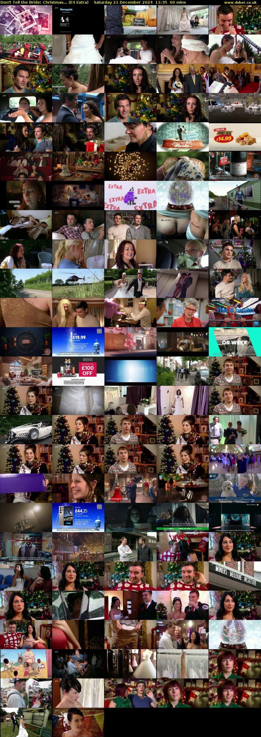 Don't Tell the Bride: Christmas... (E4 Extra) Saturday 21 December 2024 11:35 - 12:35