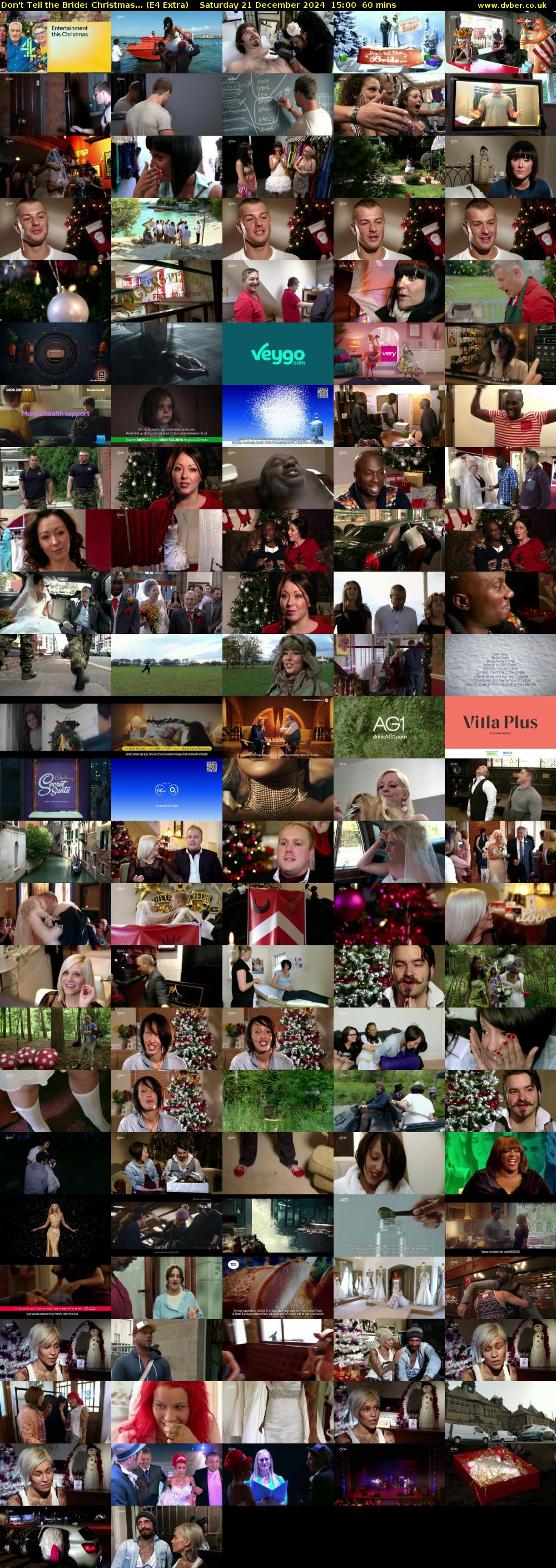 Don't Tell the Bride: Christmas... (E4 Extra) Saturday 21 December 2024 15:00 - 16:00