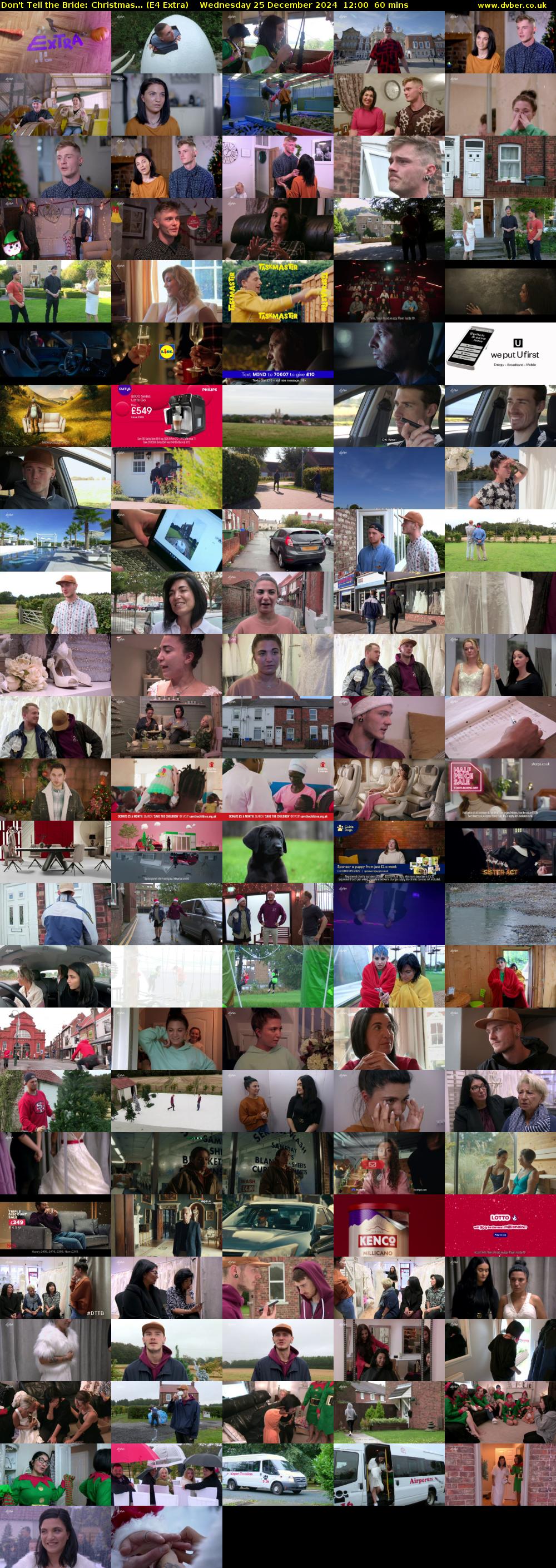 Don't Tell the Bride: Christmas... (E4 Extra) Wednesday 25 December 2024 12:00 - 13:00