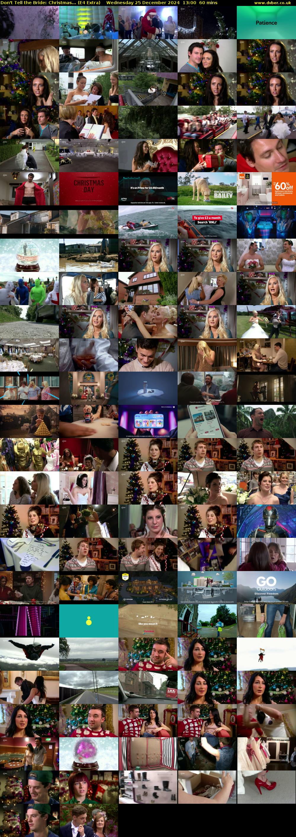 Don't Tell the Bride: Christmas... (E4 Extra) Wednesday 25 December 2024 13:00 - 14:00