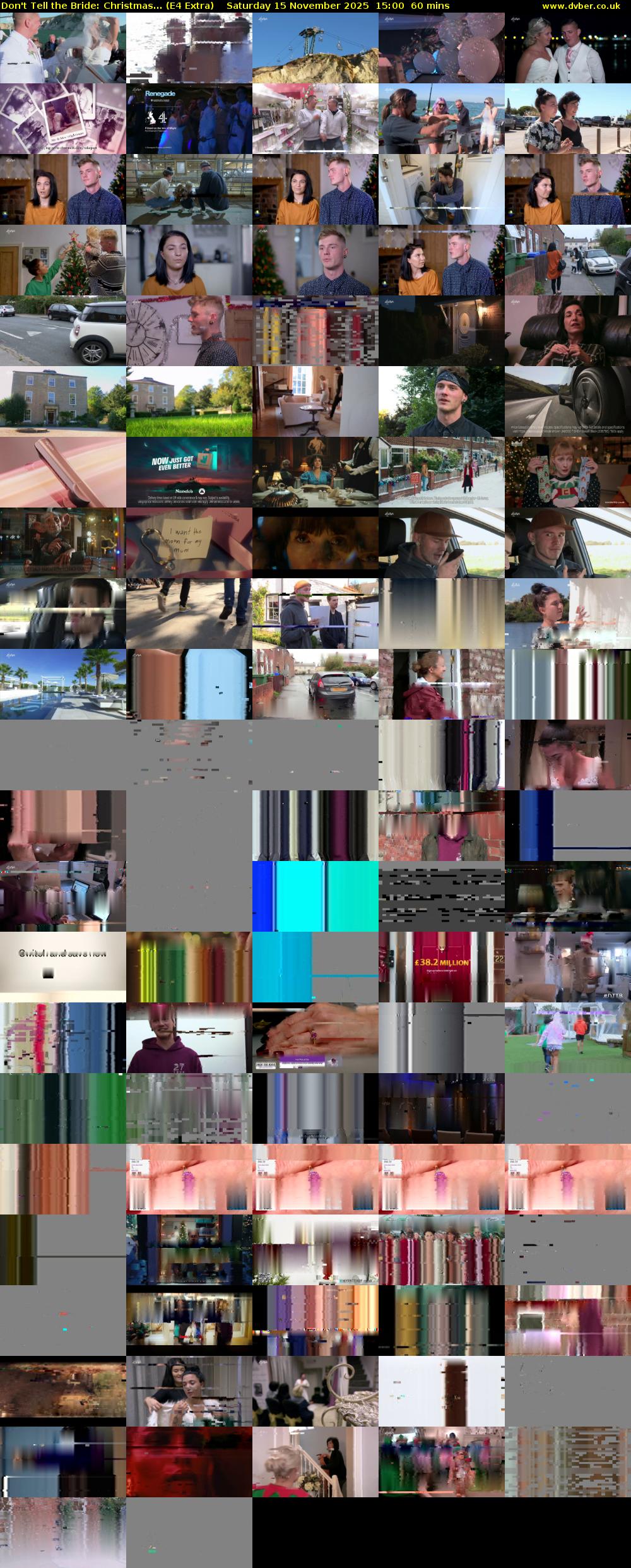 Don't Tell the Bride: Christmas... (E4 Extra) Saturday 15 November 2025 15:00 - 16:00