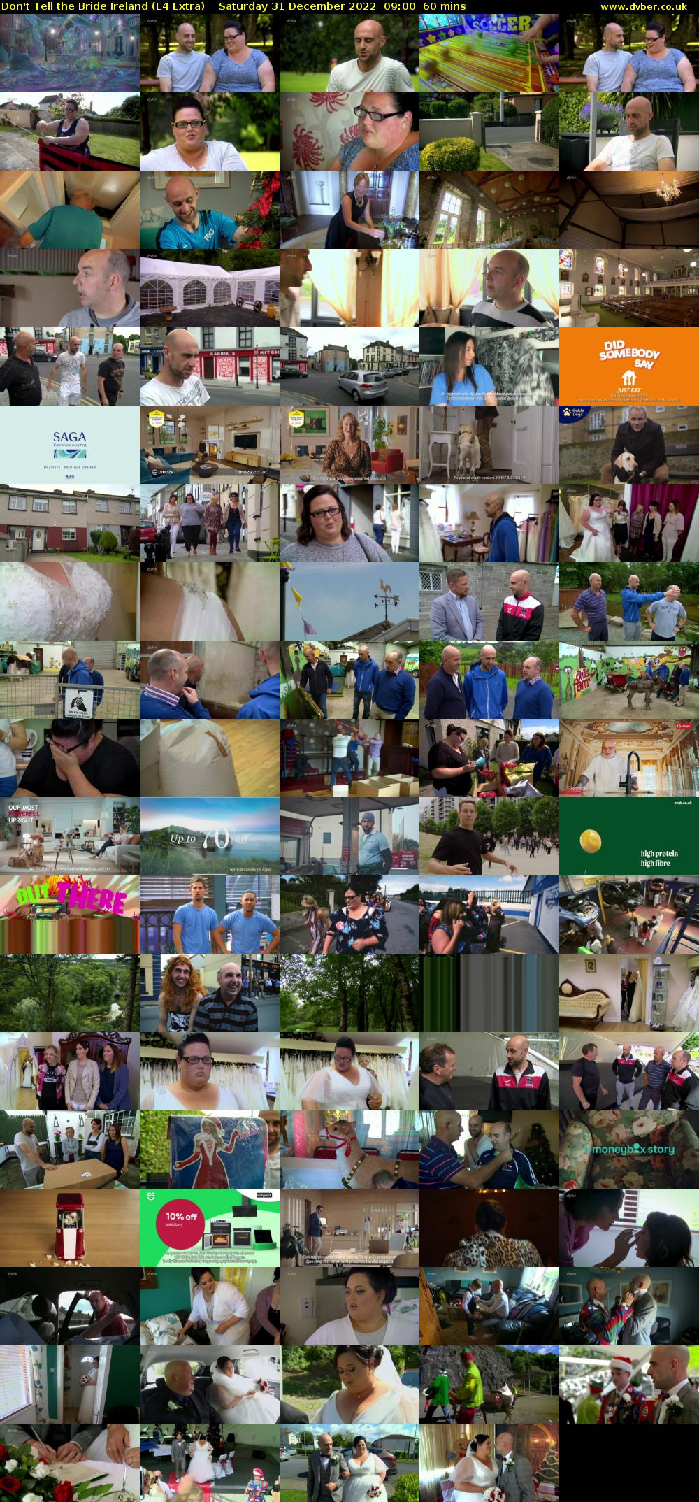 Don't Tell the Bride Ireland (E4 Extra) Saturday 31 December 2022 09:00 - 10:00