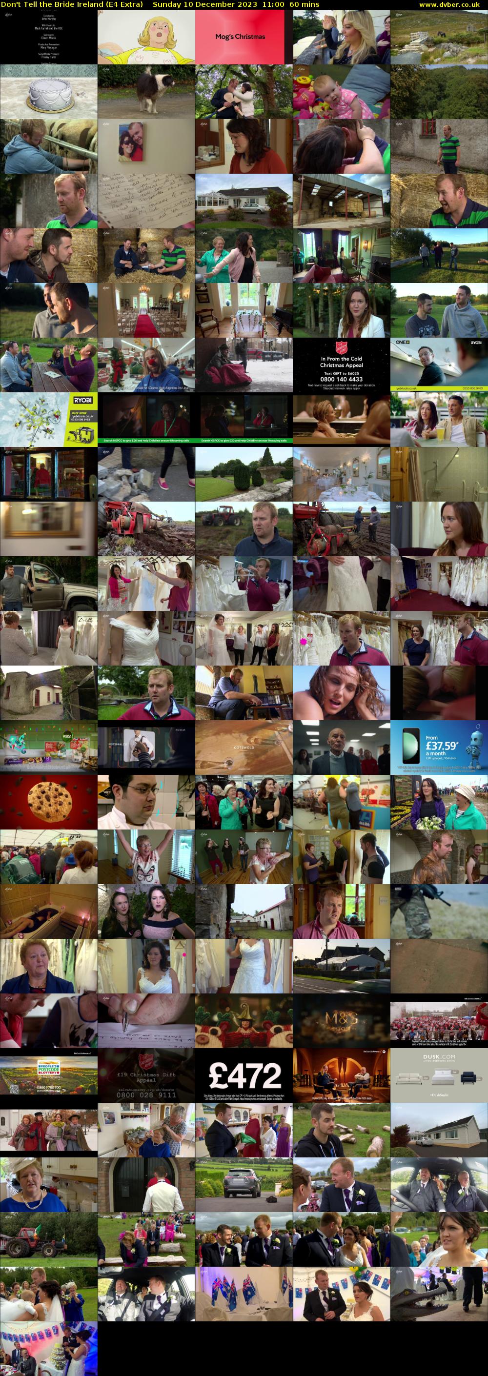 Don't Tell the Bride Ireland (E4 Extra) Sunday 10 December 2023 11:00 - 12:00