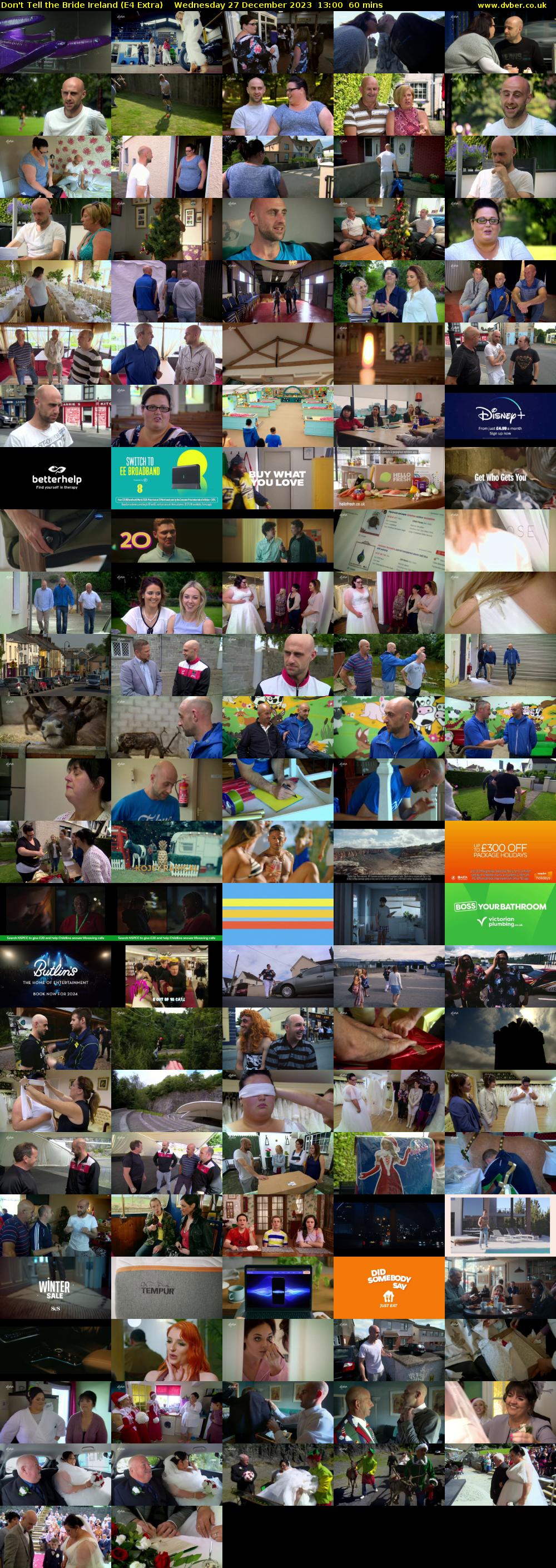 Don't Tell the Bride Ireland (E4 Extra) Wednesday 27 December 2023 13:00 - 14:00