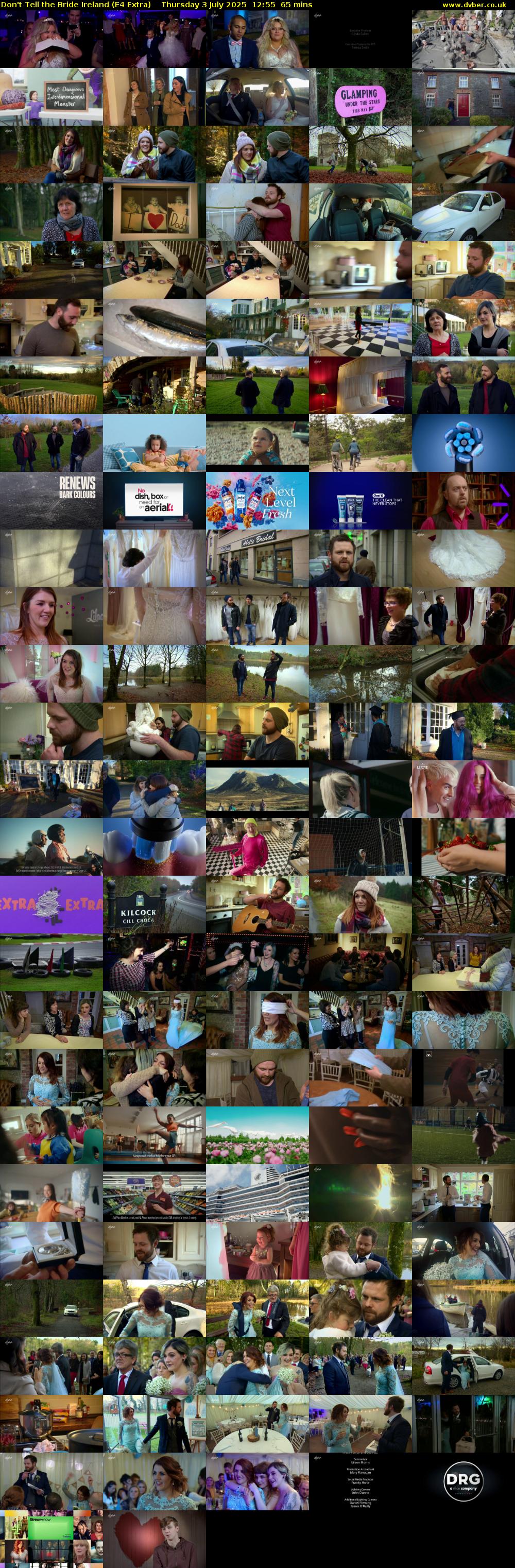 Don't Tell the Bride Ireland (E4 Extra) Thursday 3 July 2025 12:55 - 14:00