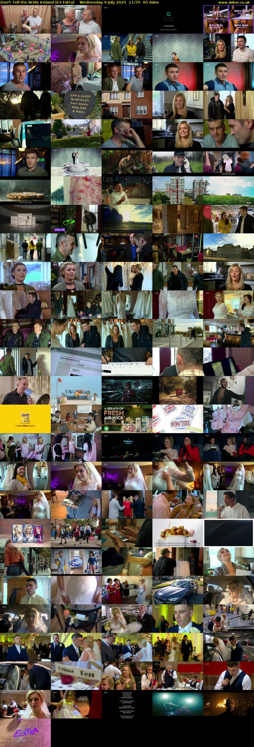 Don't Tell the Bride Ireland (E4 Extra) Wednesday 9 July 2025 11:55 - 13:00