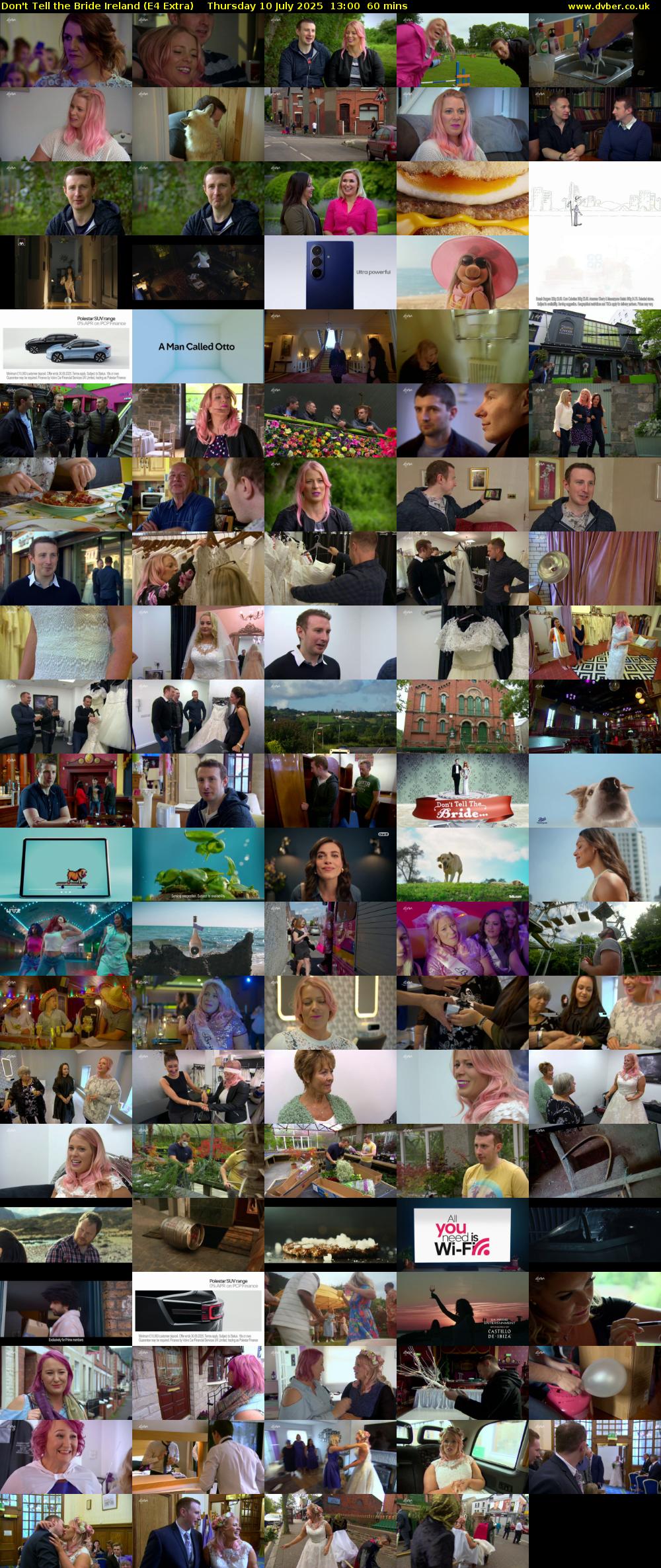 Don't Tell the Bride Ireland (E4 Extra) Thursday 10 July 2025 13:00 - 14:00