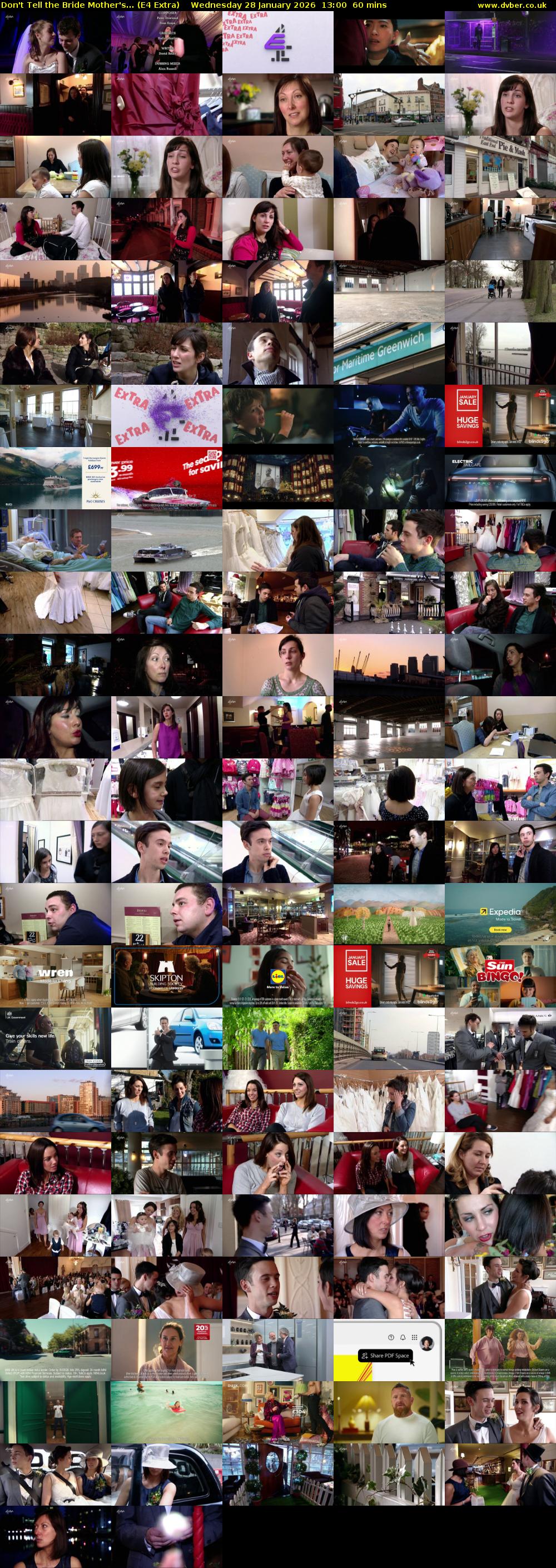 Don't Tell the Bride Mother's... (E4 Extra) Wednesday 28 January 2026 13:00 - 14:00