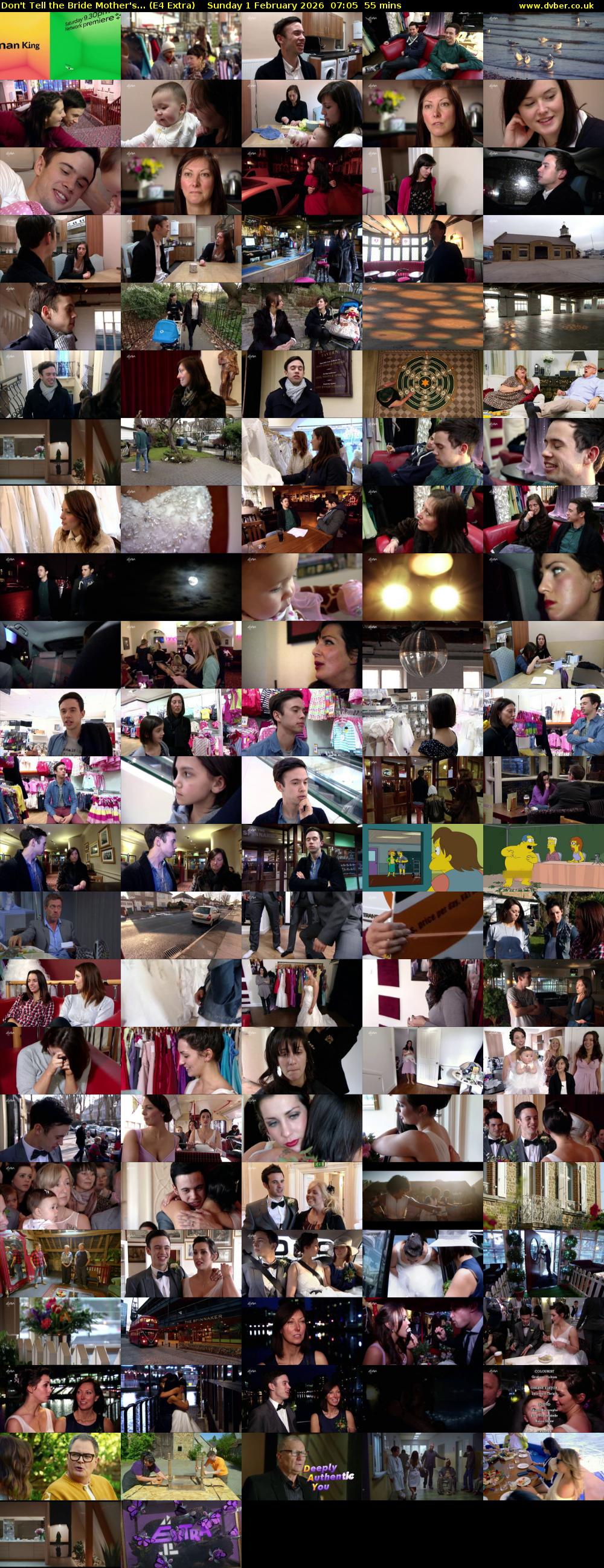 Don't Tell the Bride Mother's... (E4 Extra) Sunday 1 February 2026 07:05 - 08:00