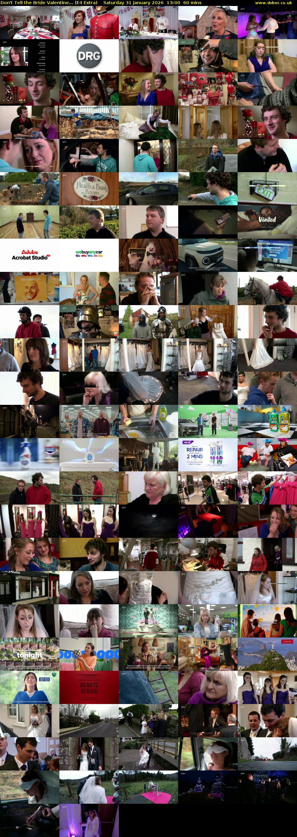 Don't Tell the Bride Valentine... (E4 Extra) Saturday 31 January 2026 13:00 - 14:00