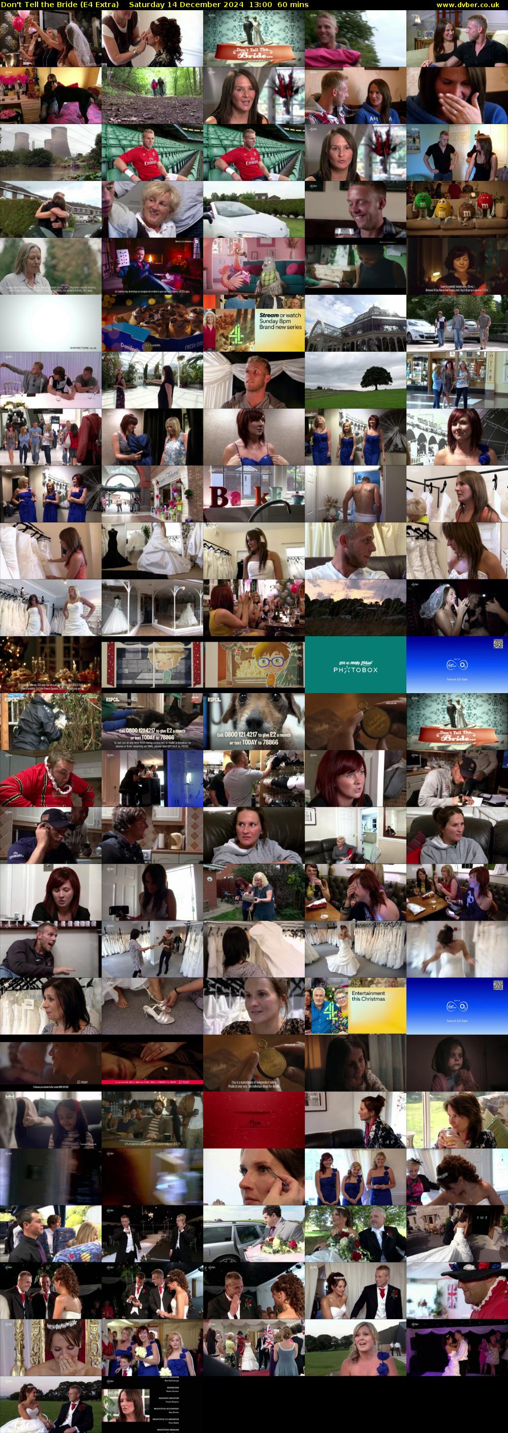 Don't Tell the Bride (E4 Extra) Saturday 14 December 2024 13:00 - 14:00