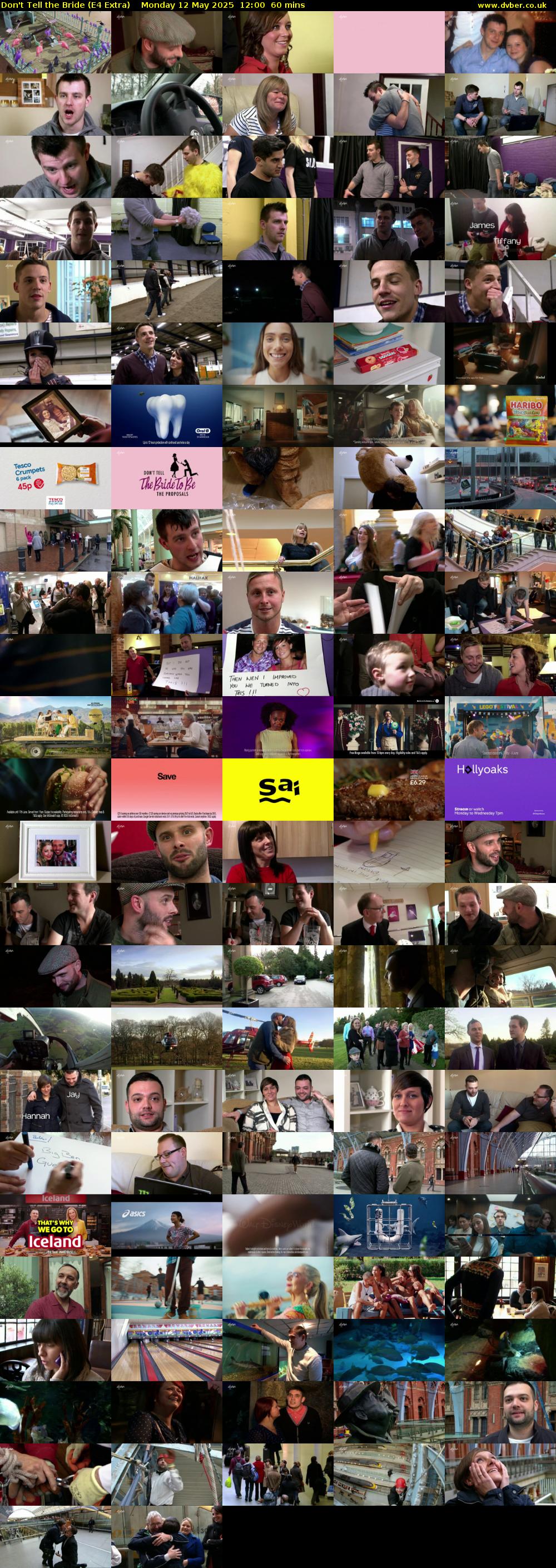 Don't Tell the Bride (E4 Extra) Monday 12 May 2025 12:00 - 13:00