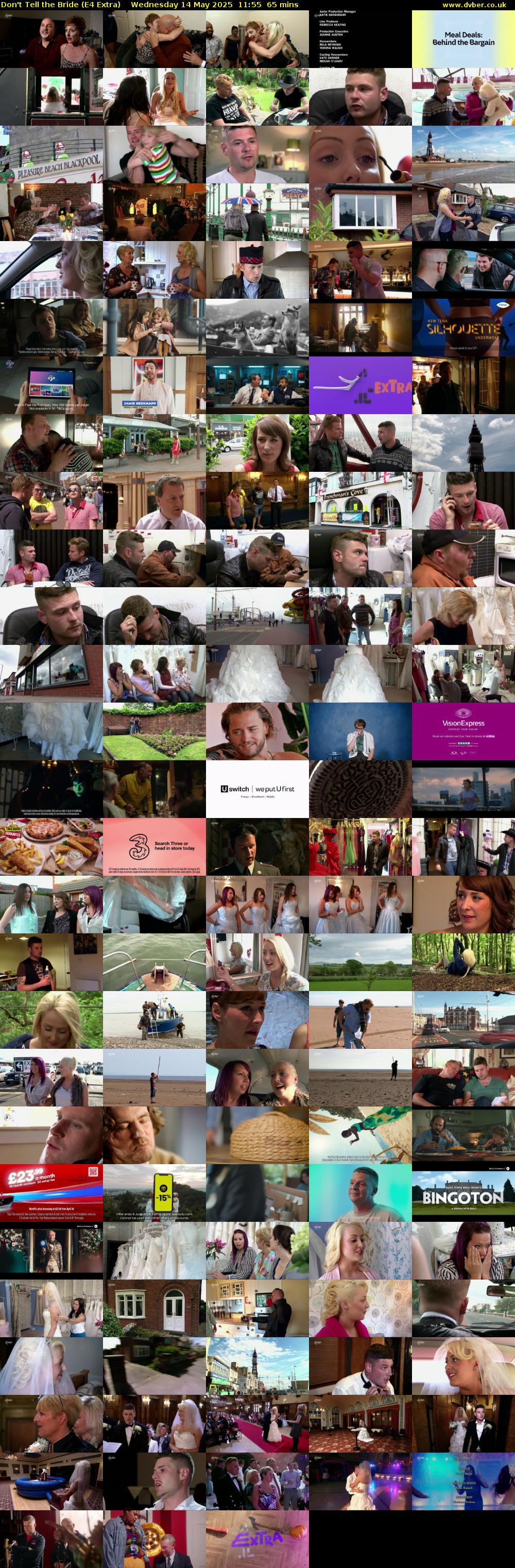 Don't Tell the Bride (E4 Extra) Wednesday 14 May 2025 11:55 - 13:00