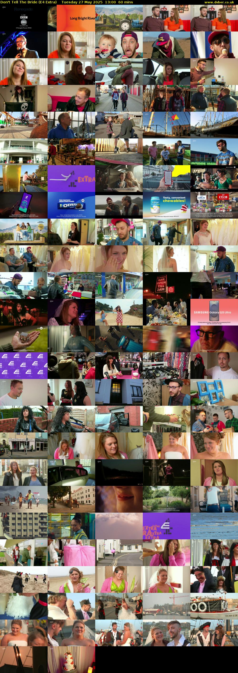 Don't Tell the Bride (E4 Extra) Tuesday 27 May 2025 13:00 - 14:00