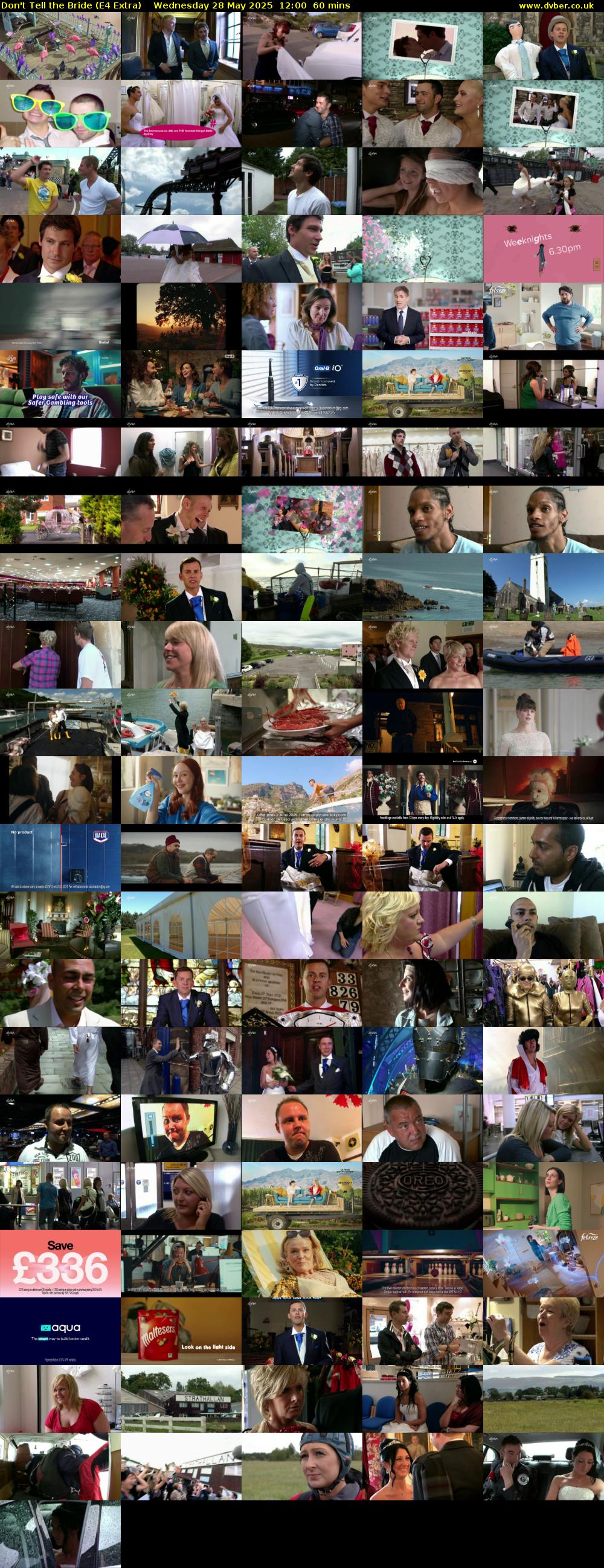 Don't Tell the Bride (E4 Extra) Wednesday 28 May 2025 12:00 - 13:00