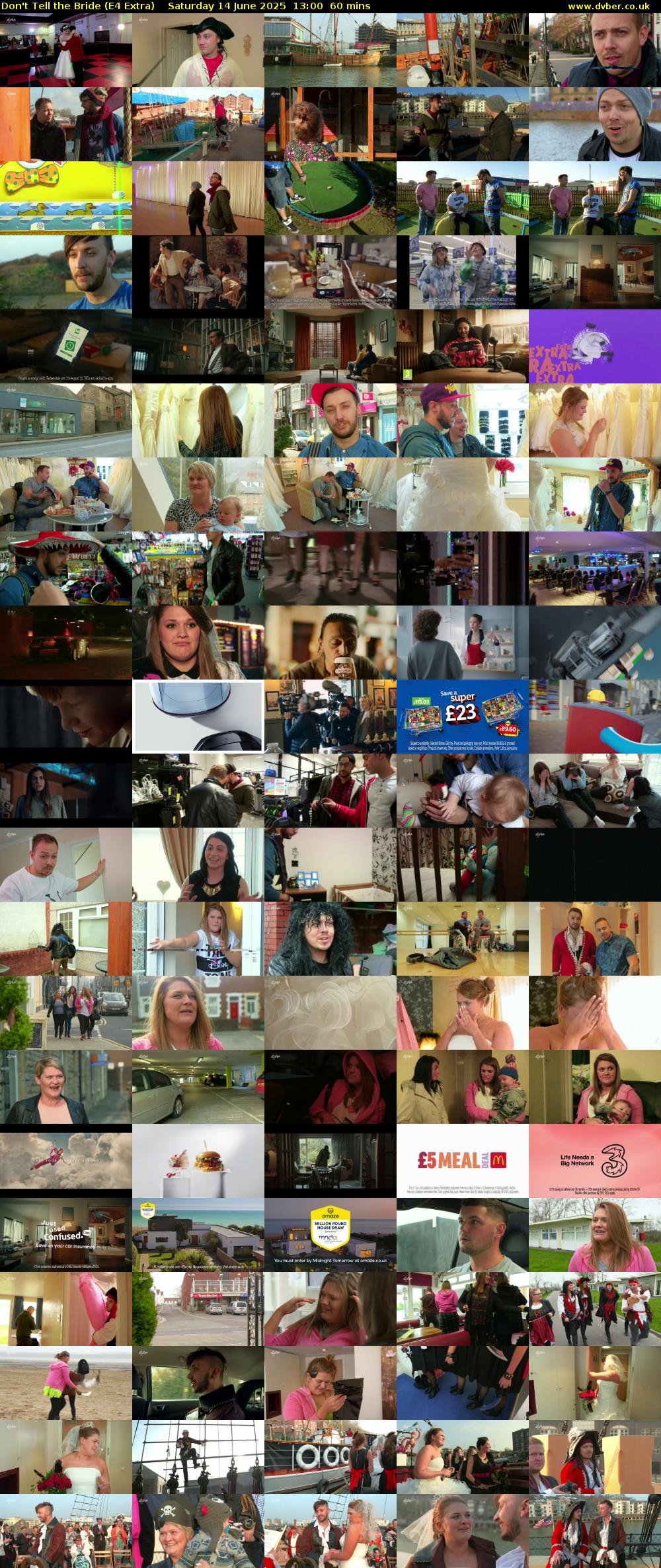 Don't Tell the Bride (E4 Extra) Saturday 14 June 2025 13:00 - 14:00