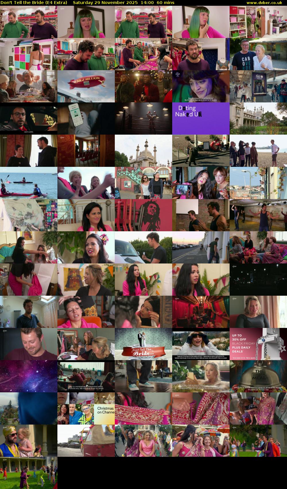 Don't Tell the Bride (E4 Extra) Saturday 29 November 2025 14:00 - 15:00