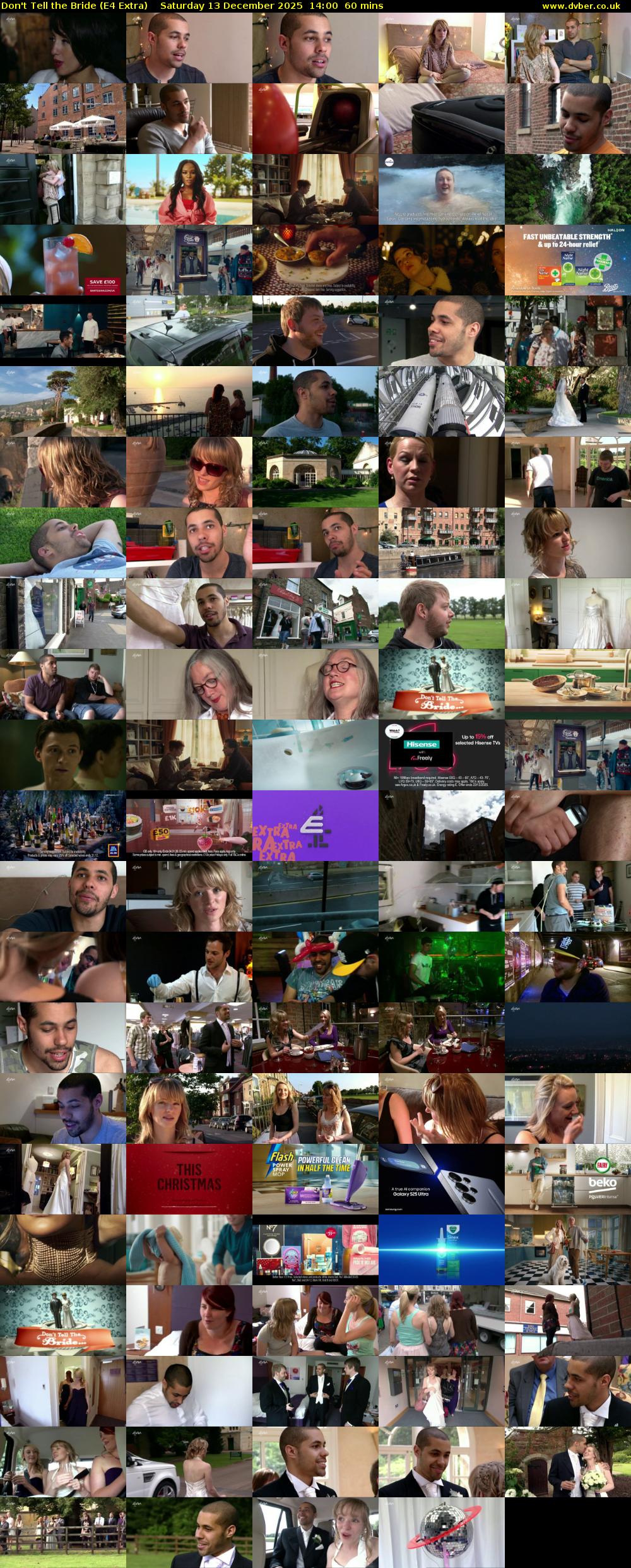 Don't Tell the Bride (E4 Extra) Saturday 13 December 2025 14:00 - 15:00