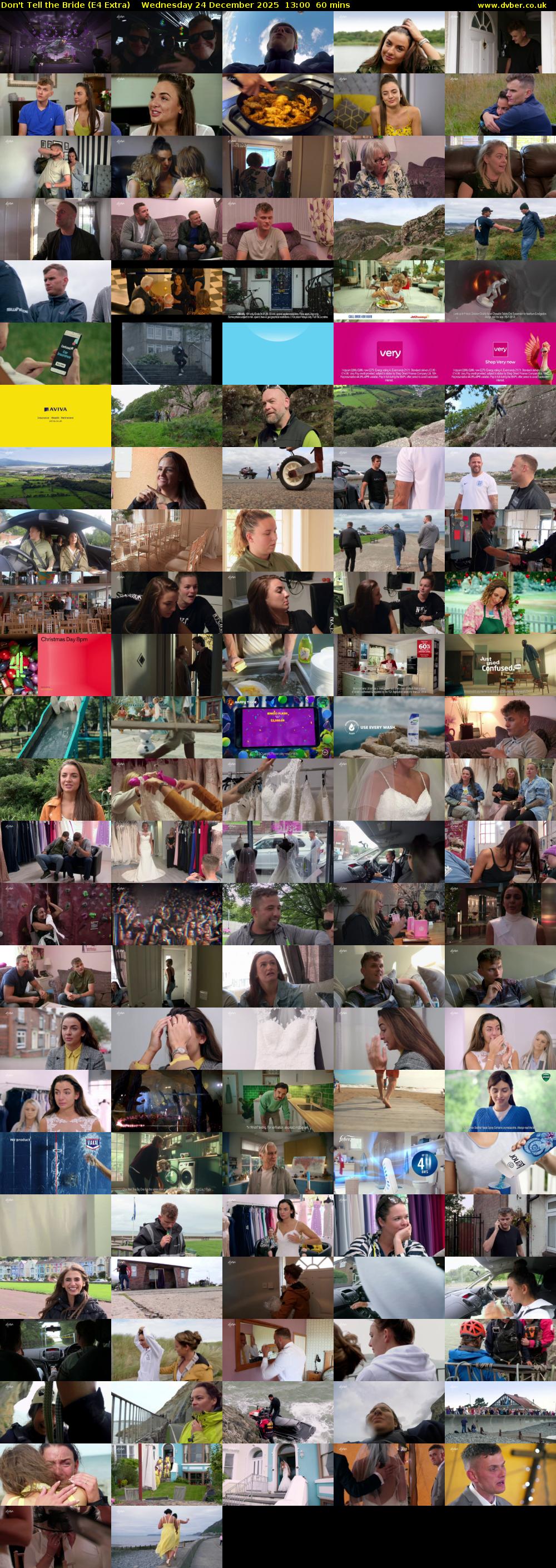 Don't Tell the Bride (E4 Extra) Wednesday 24 December 2025 13:00 - 14:00