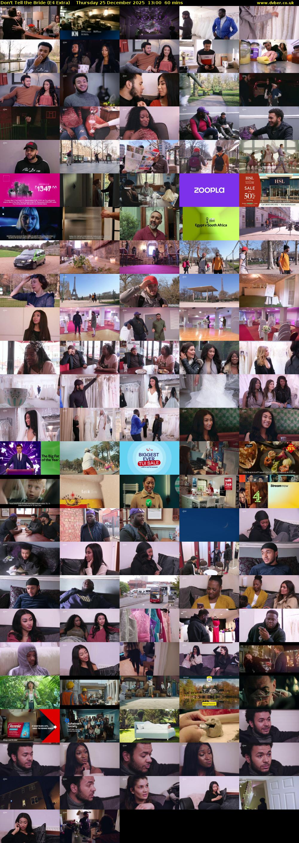 Don't Tell the Bride (E4 Extra) Thursday 25 December 2025 13:00 - 14:00