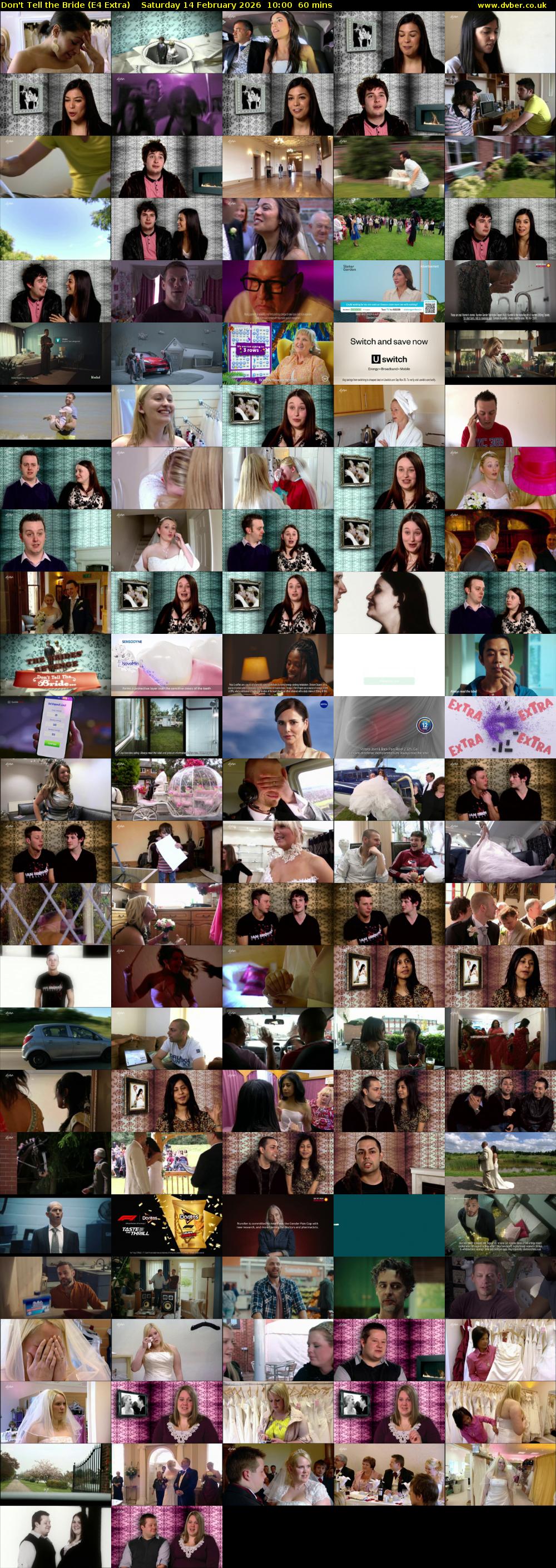 Don't Tell the Bride (E4 Extra) Saturday 14 February 2026 10:00 - 11:00