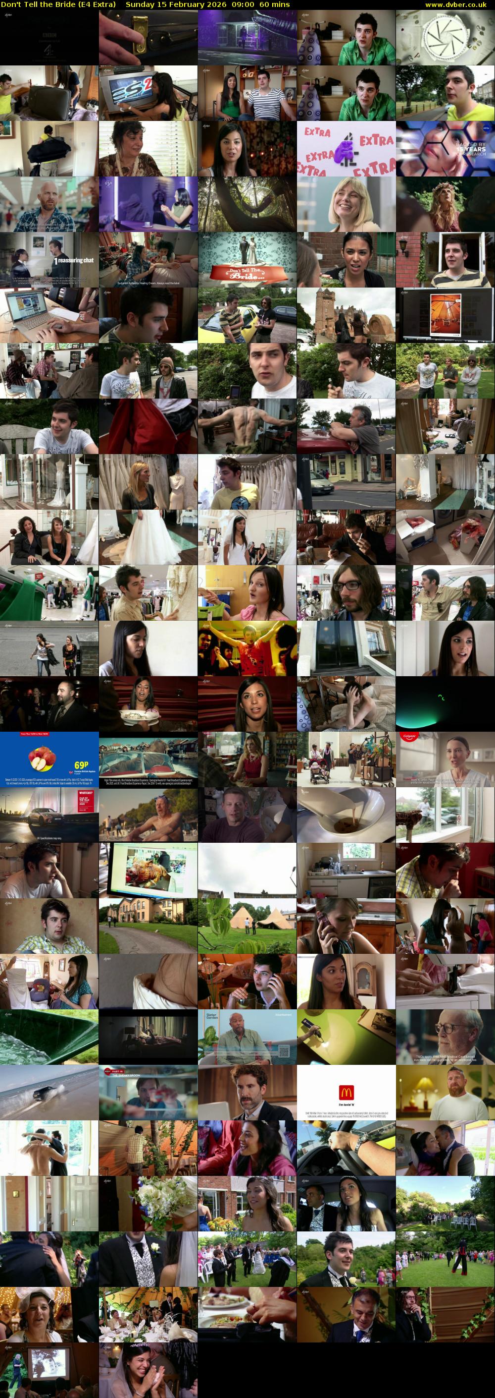 Don't Tell the Bride (E4 Extra) Sunday 15 February 2026 09:00 - 10:00