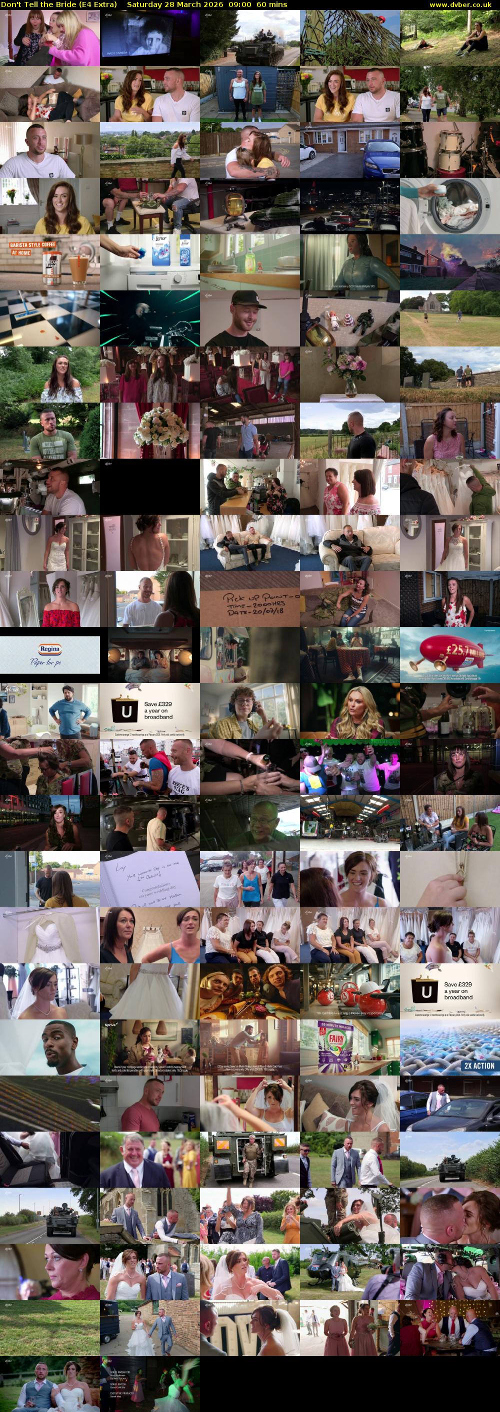 Don't Tell the Bride (E4 Extra) Saturday 28 March 2026 09:00 - 10:00