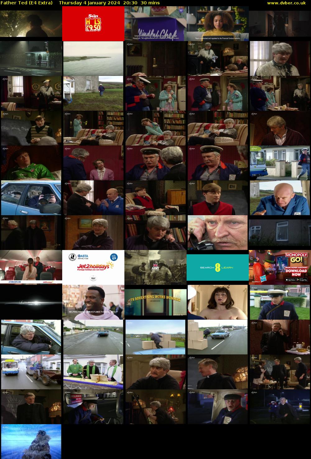 Father Ted (E4 Extra) Thursday 4 January 2024 20:30 - 21:00
