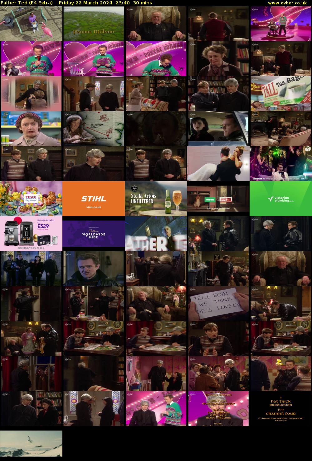 Father Ted (E4 Extra) Friday 22 March 2024 23:40 - 00:10