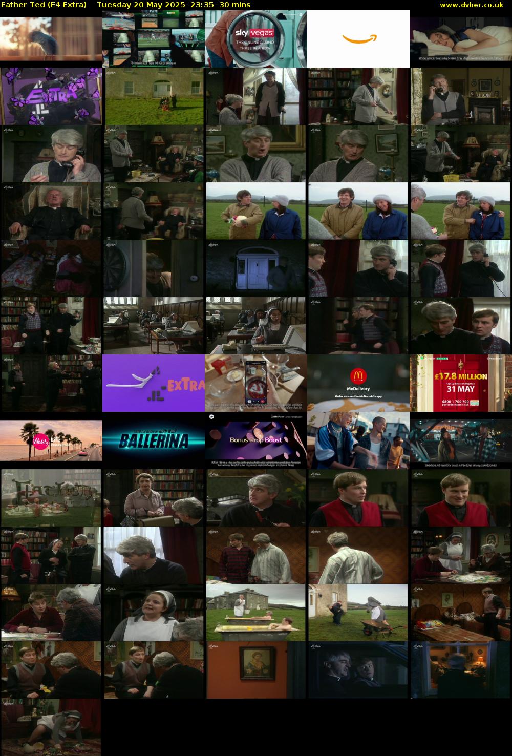 Father Ted (E4 Extra) Tuesday 20 May 2025 23:35 - 00:05