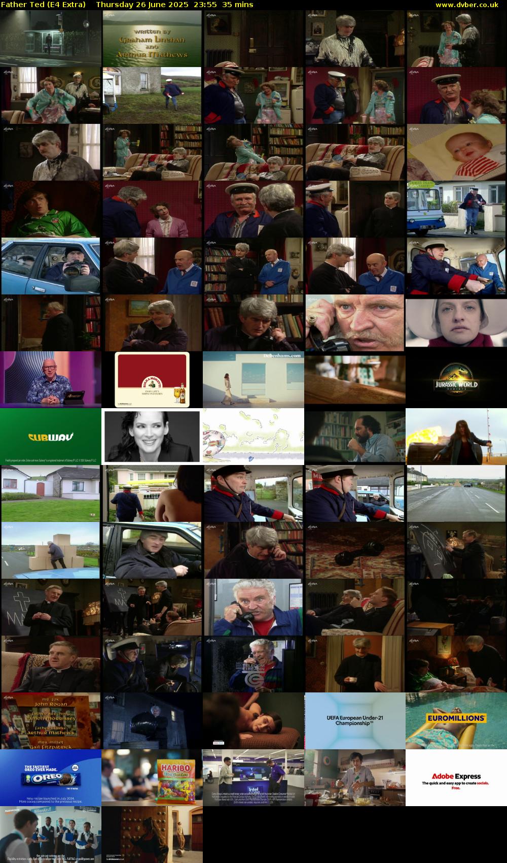 Father Ted (E4 Extra) Thursday 26 June 2025 23:55 - 00:30