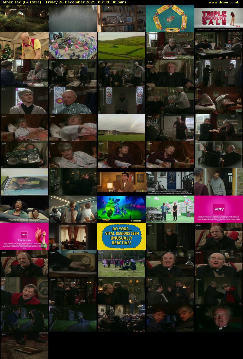 Father Ted (E4 Extra) Friday 26 December 2025 00:30 - 01:00