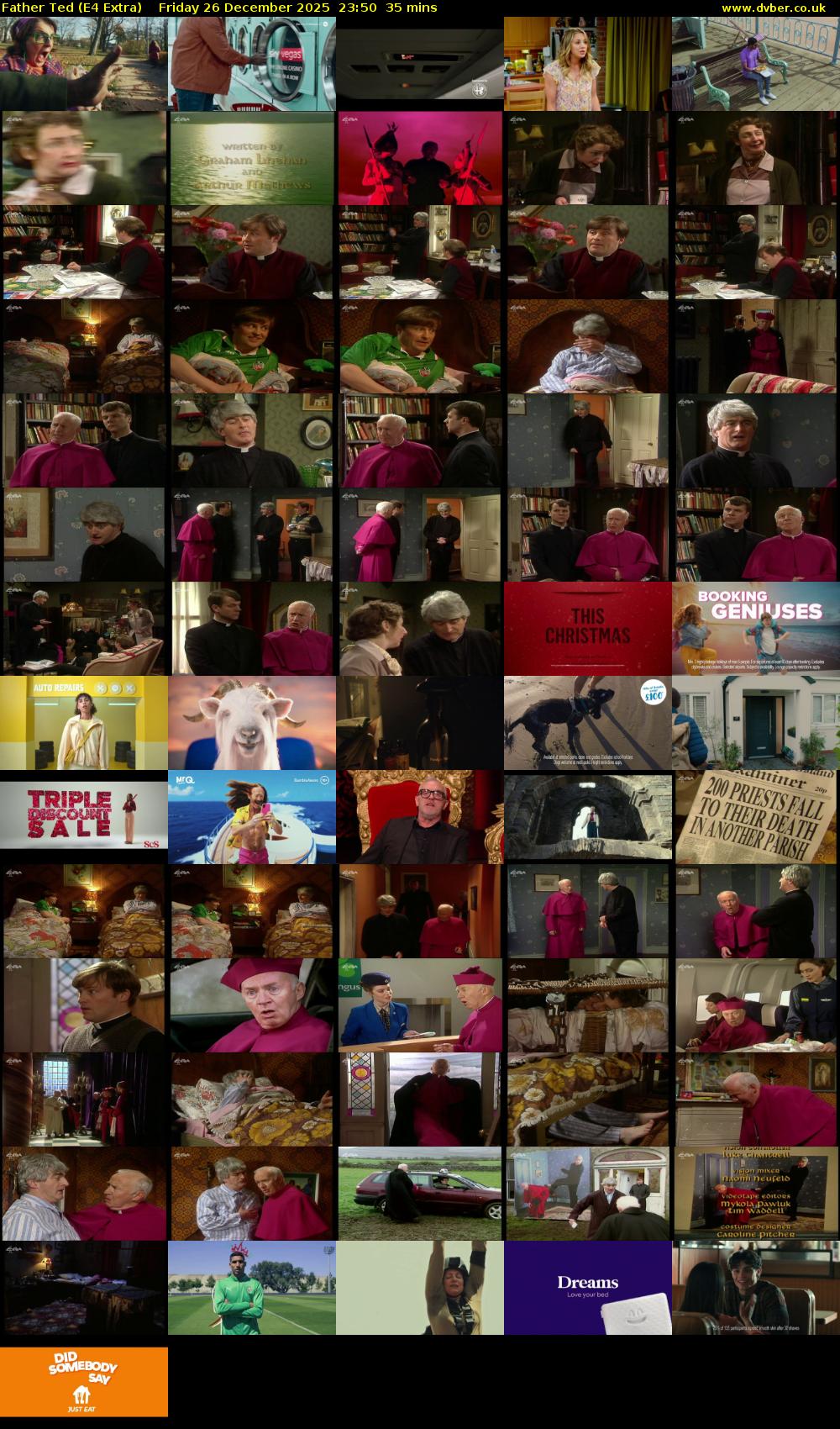Father Ted (E4 Extra) Friday 26 December 2025 23:50 - 00:25